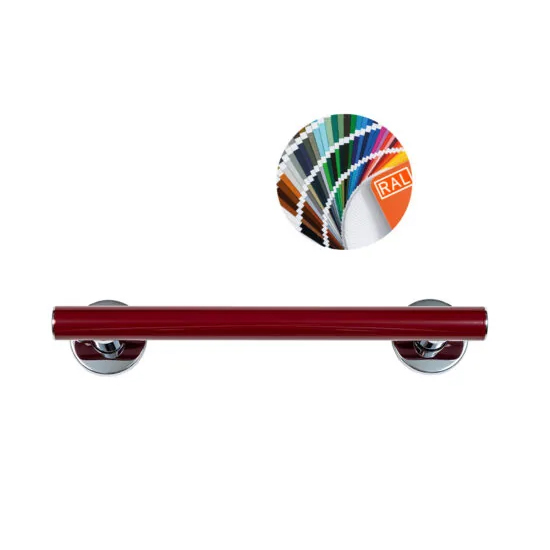 Pito-tukikahva, Deluxe, INOX, RAL3005, koot: L 50, 60, 80 cm